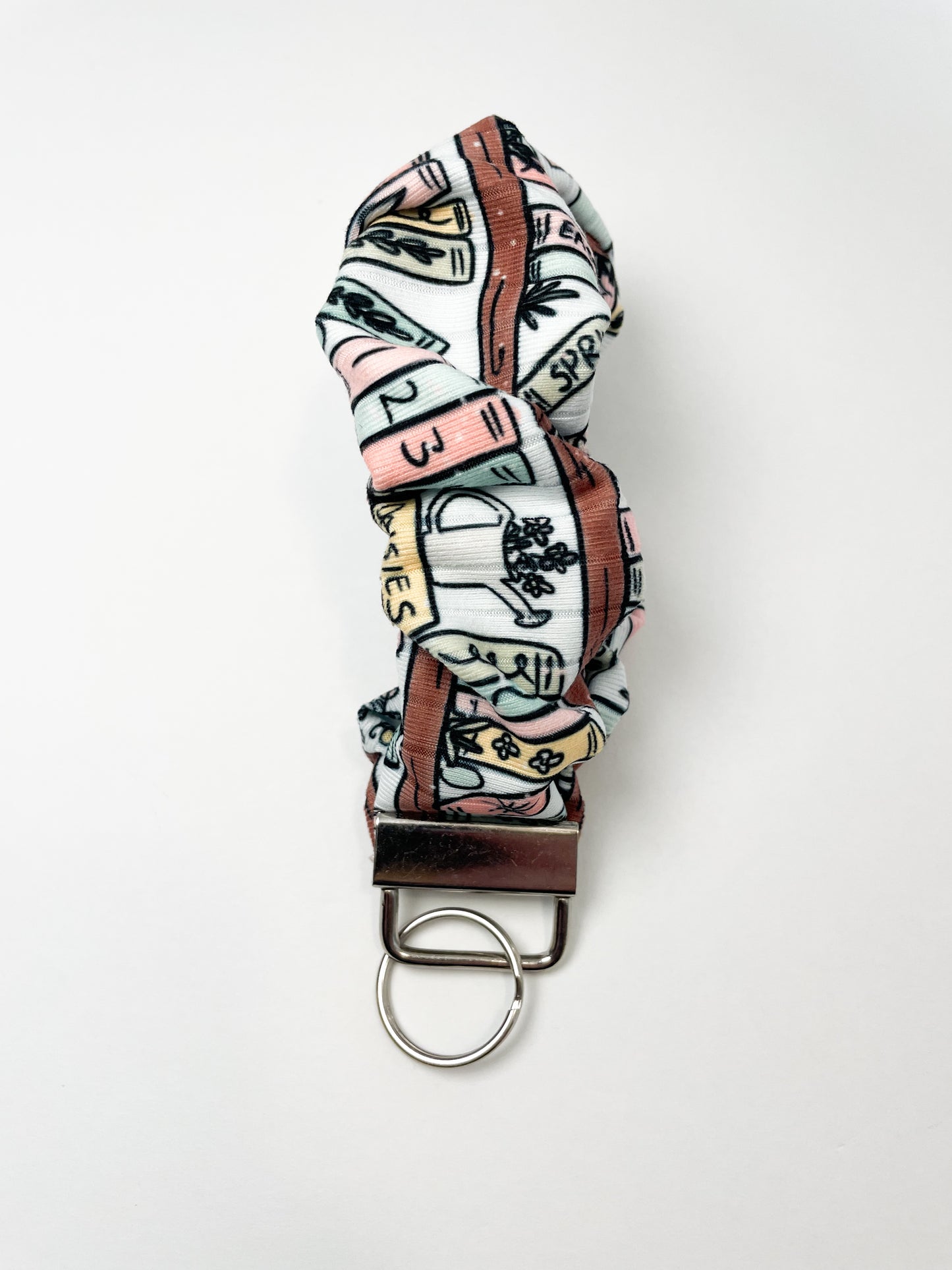 Spring Reading Bookcase Wristlet