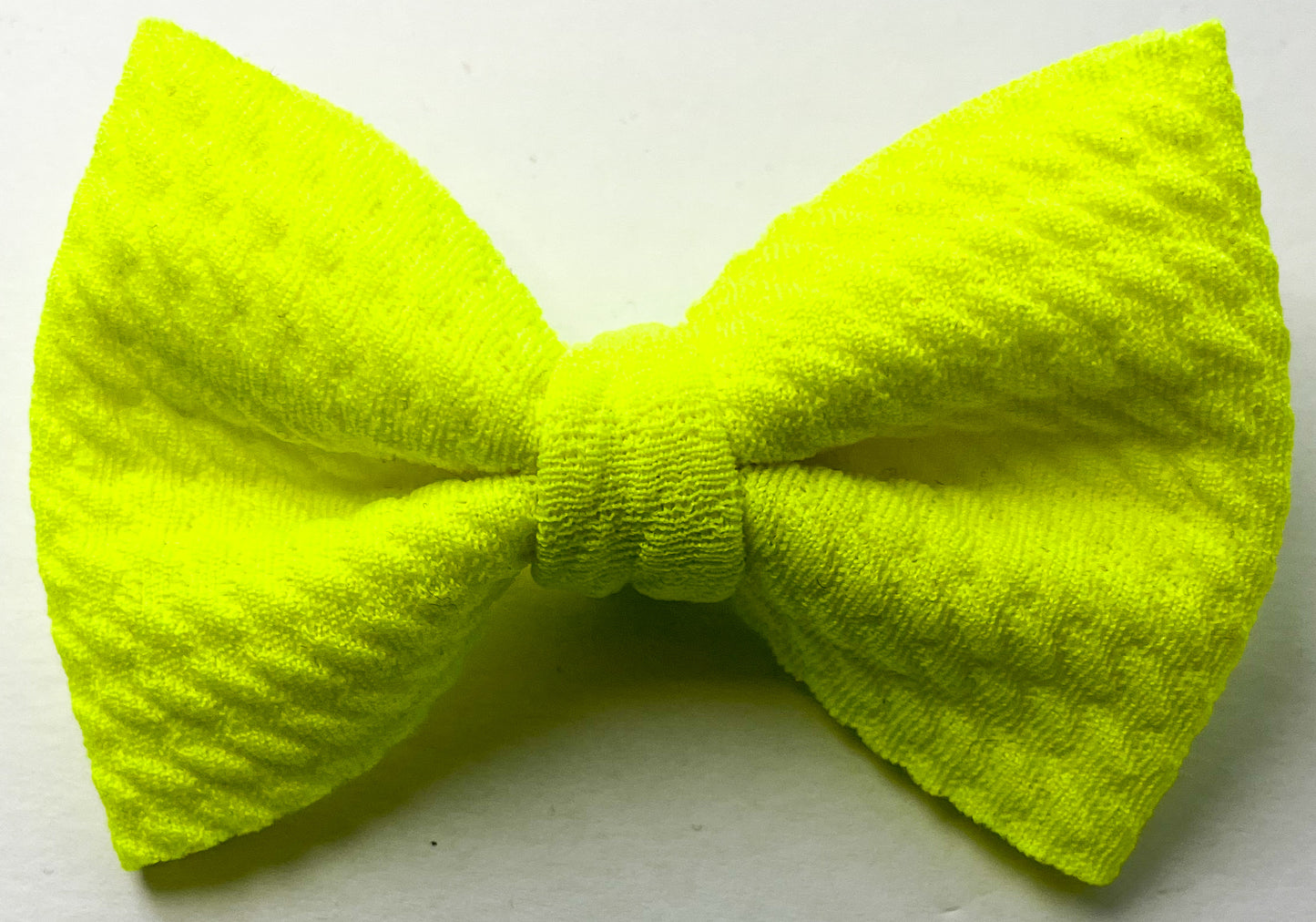 Neon Yellow Bow
