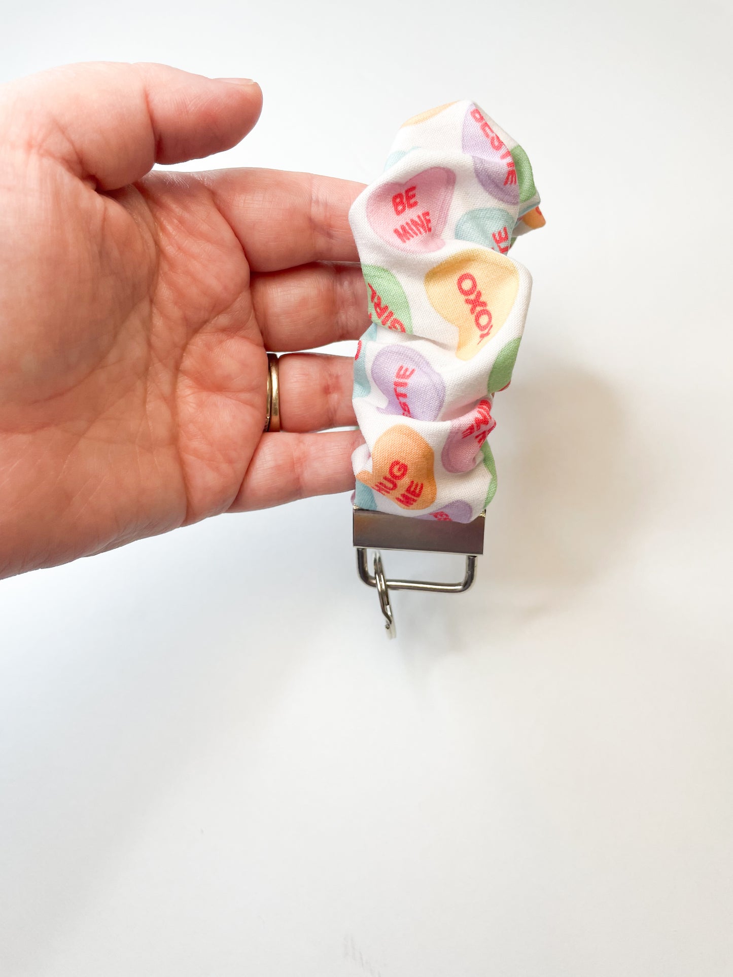 Conversation Hearts Wristlet