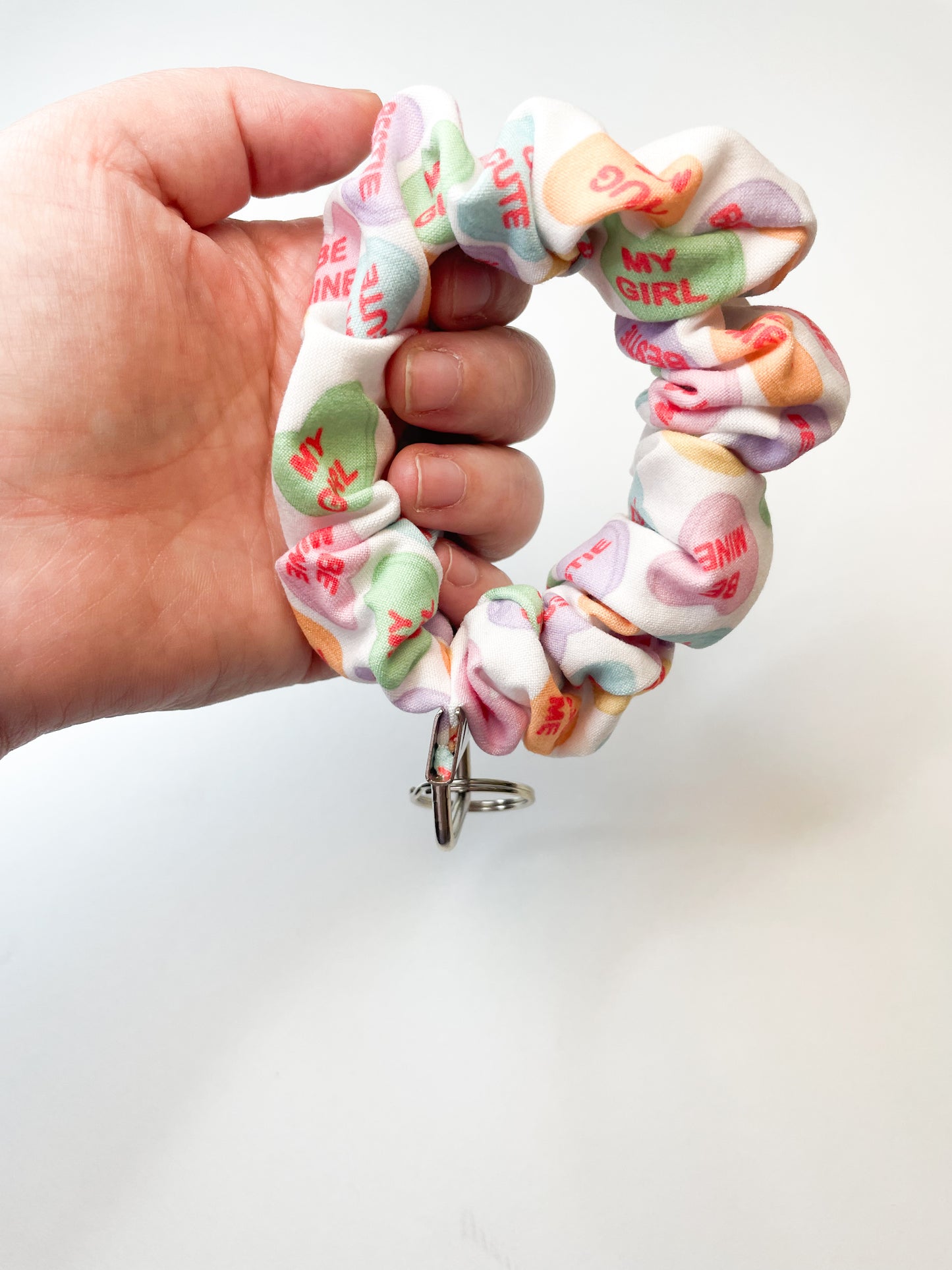 Conversation Hearts Wristlet