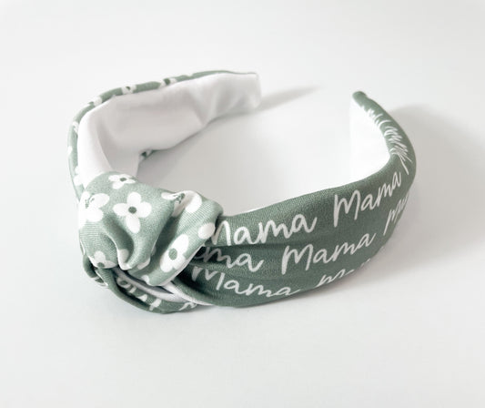 Green Mama Hard Headband