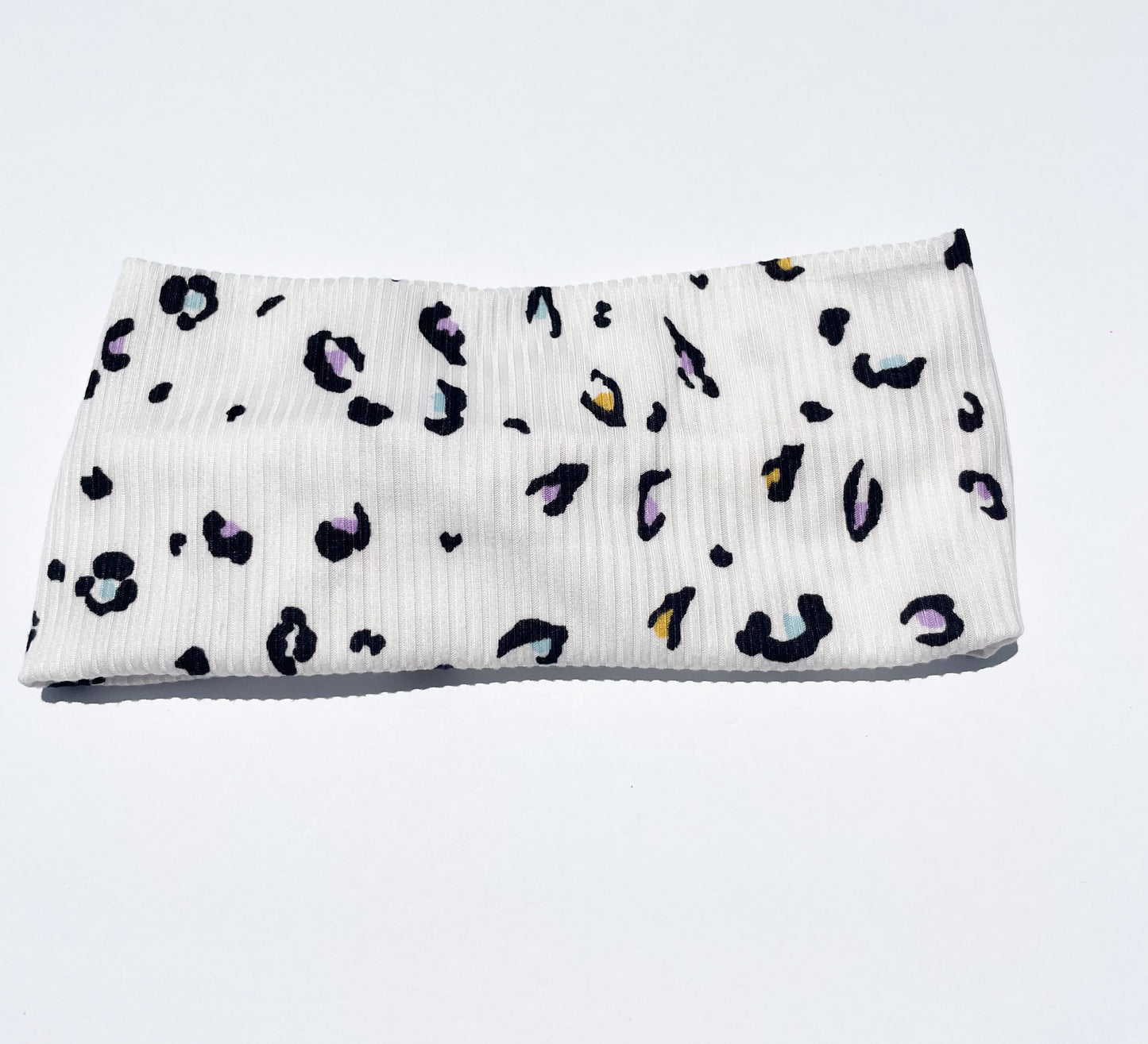 Pastel Spotted Leopard Ribbed