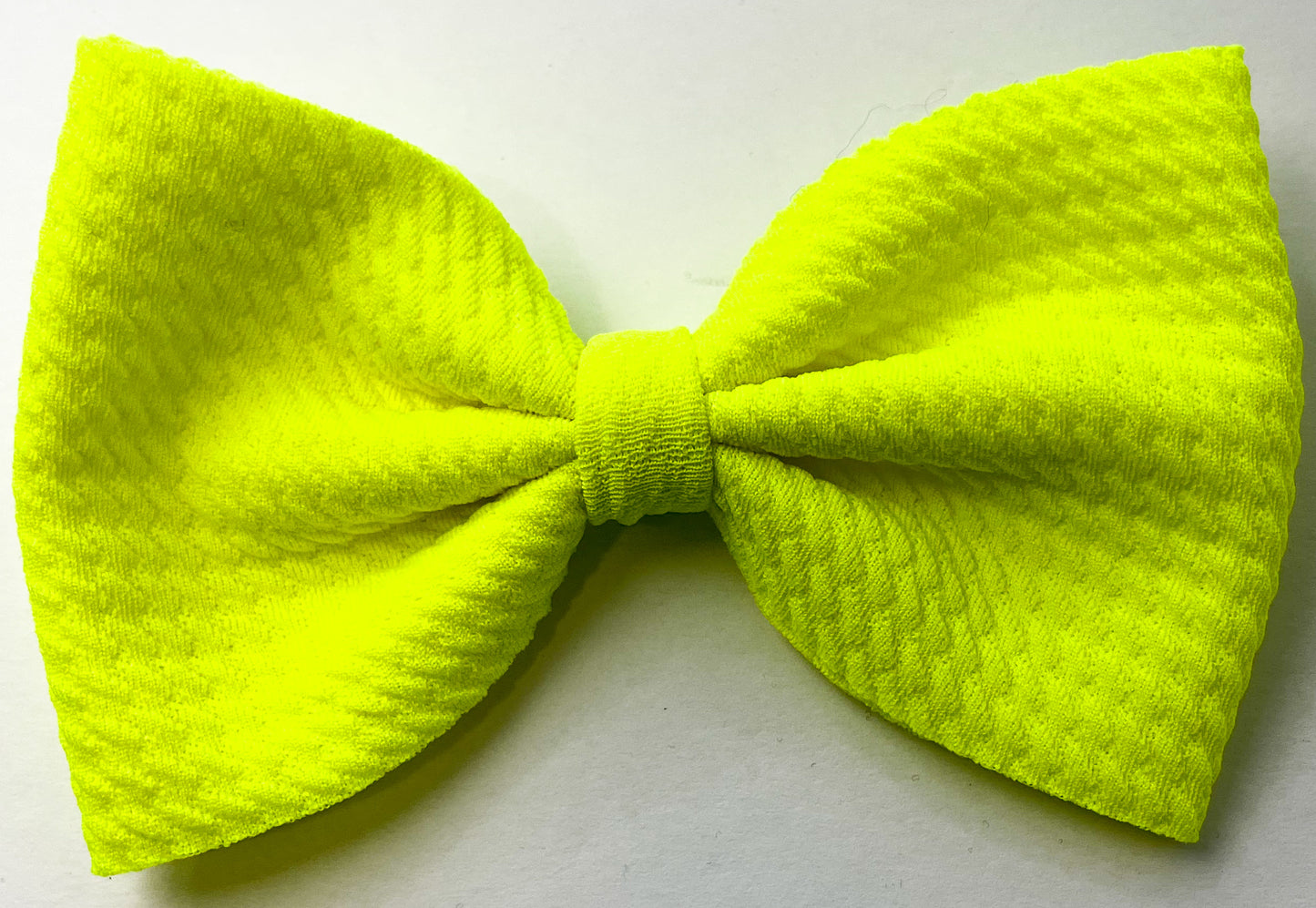 Neon Yellow Bow