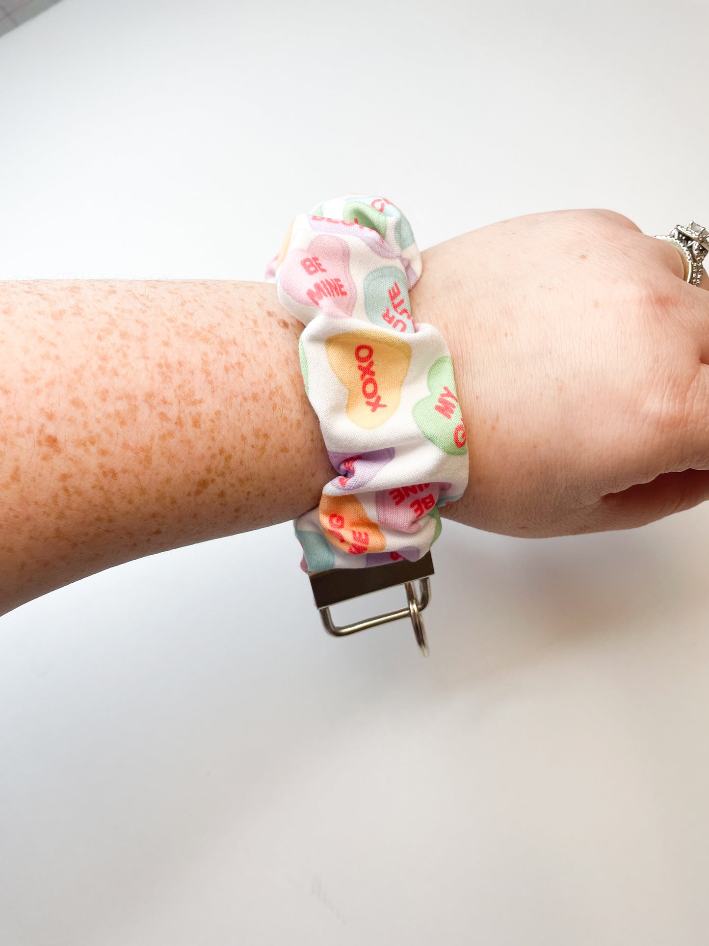 Conversation Hearts Wristlet