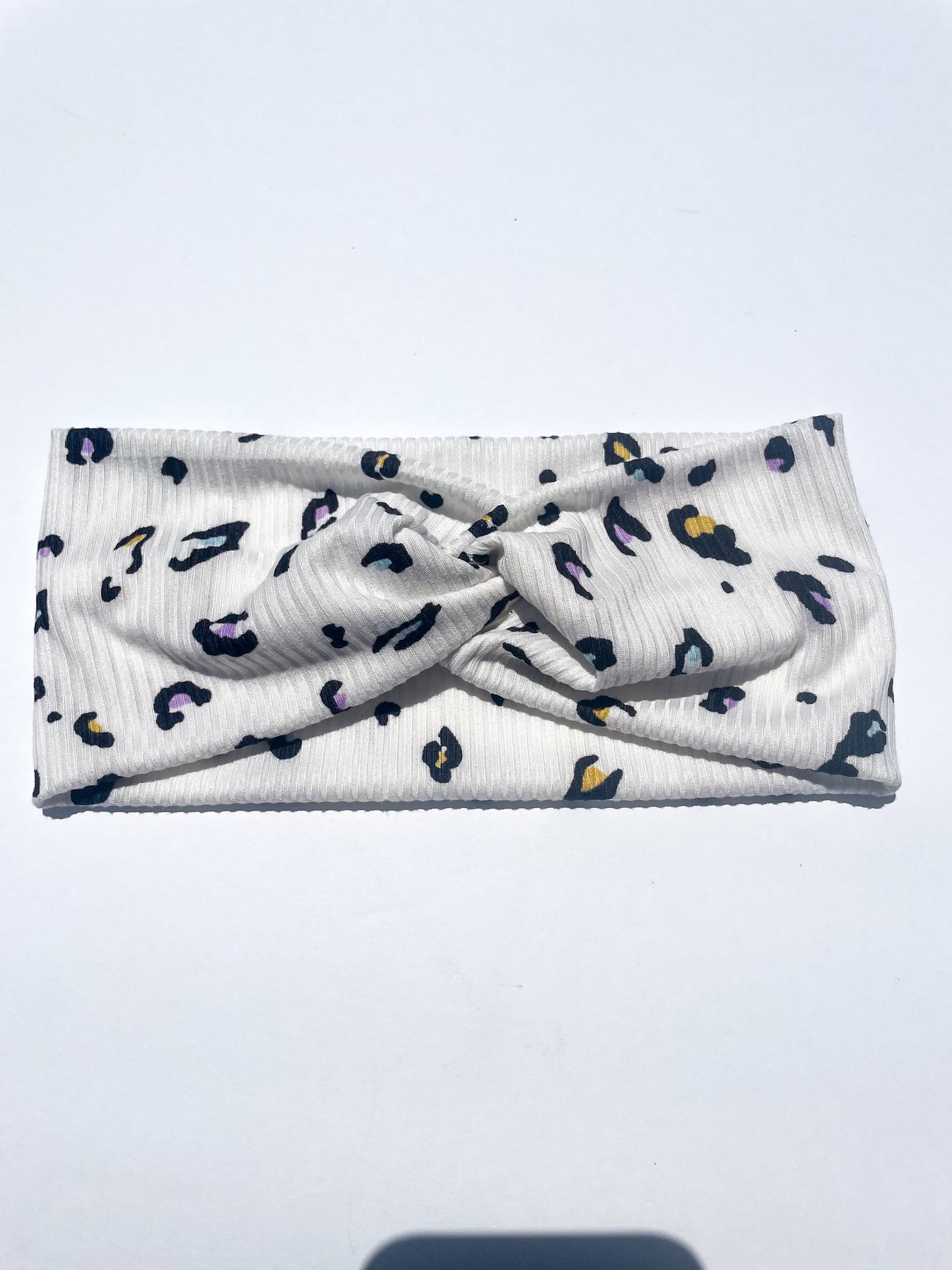 Pastel Spotted Leopard Ribbed