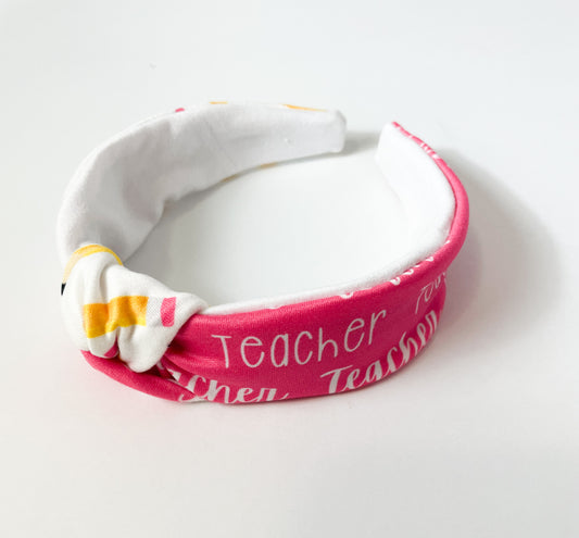 Teacher’s Note Hard Headband