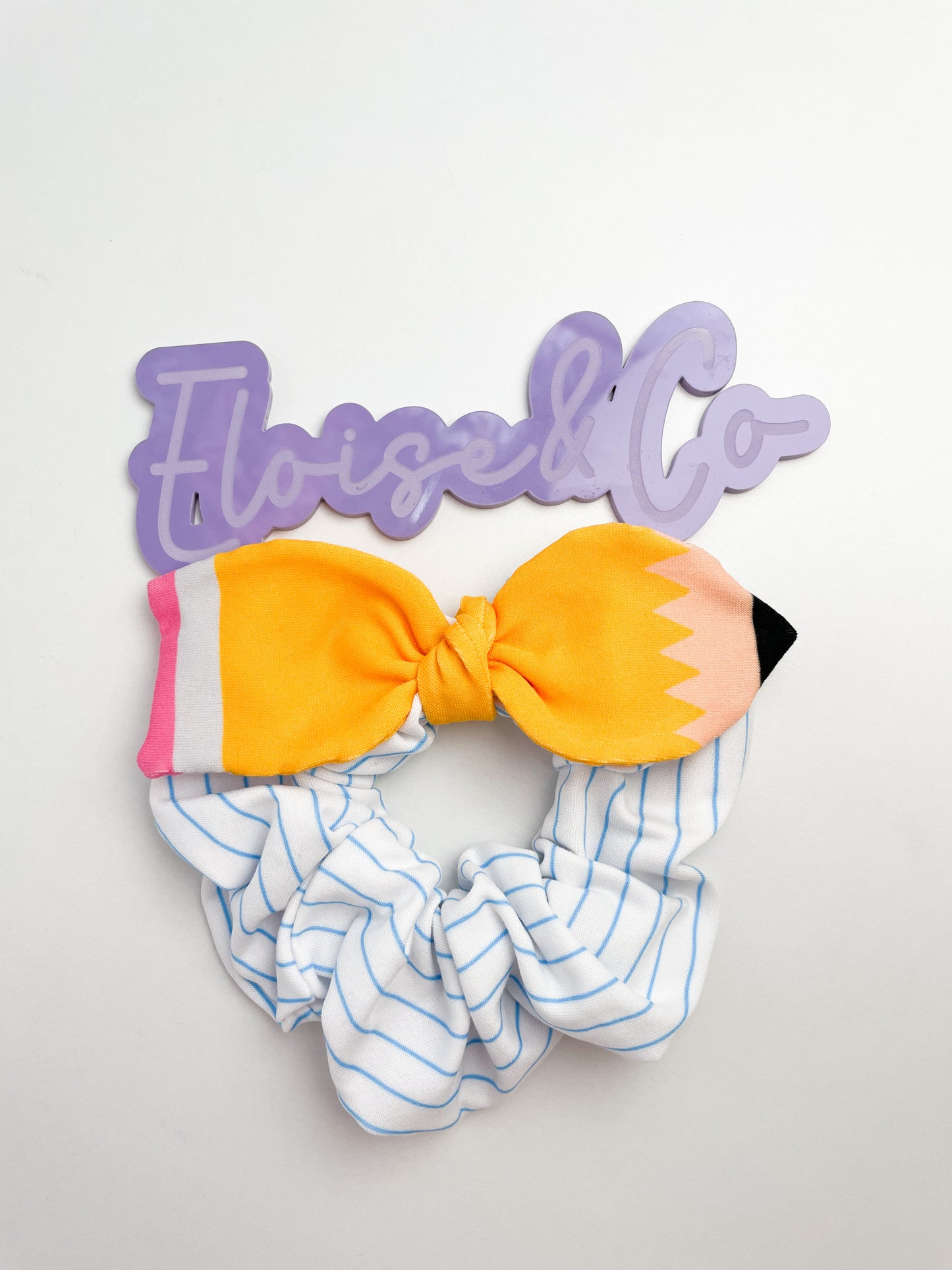 Paper and Pencil Scrunchie Set