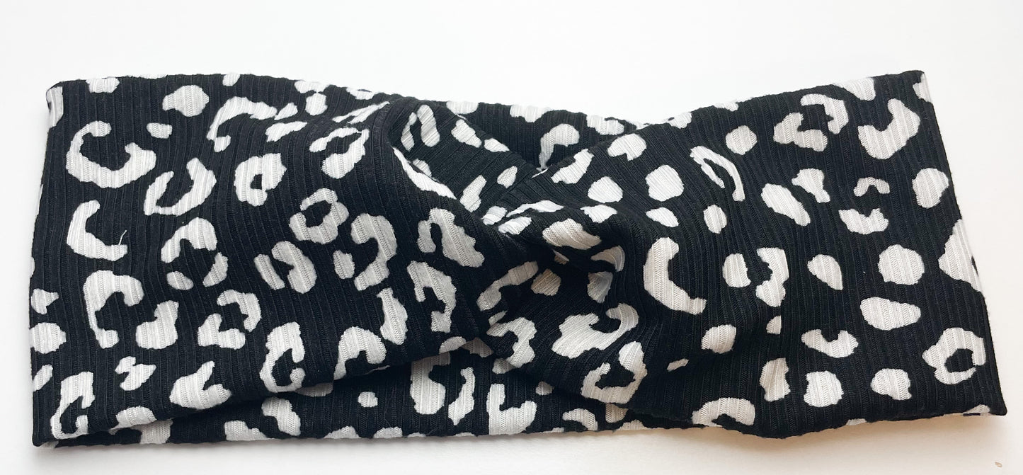 Black and White Leopard
