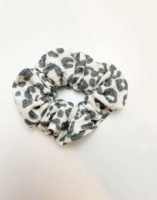 Snow Leopard Scrunchie