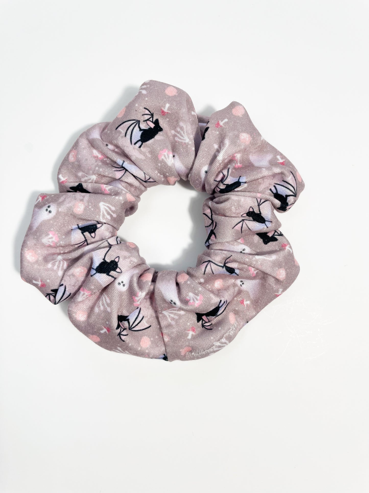 Ghosts and Bats Scrunchie