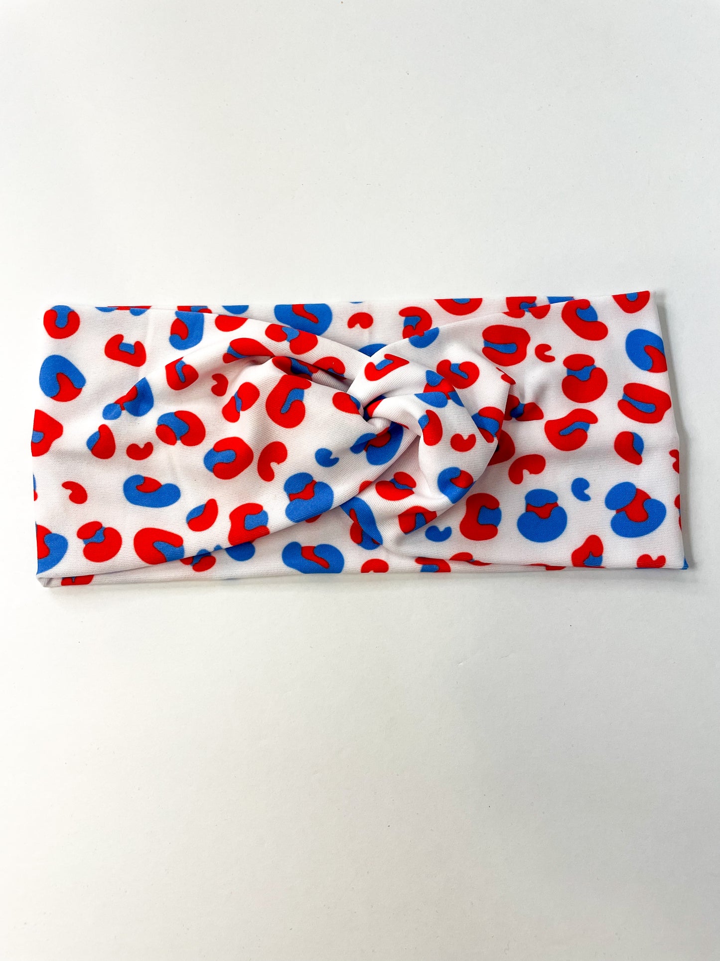 Red White and Blue Leopard