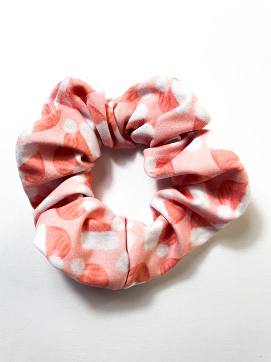 Pink Santa Scrunchie