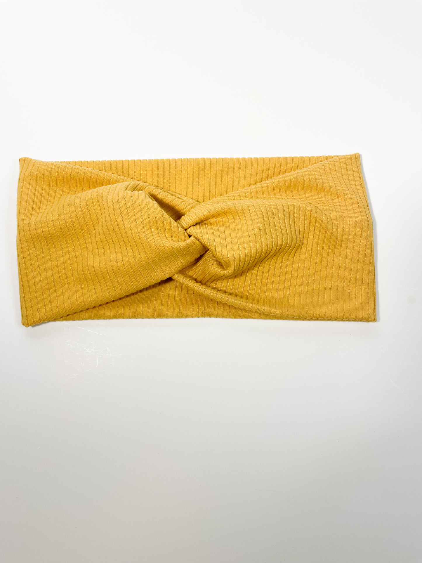 Mustard Ribbed Headband