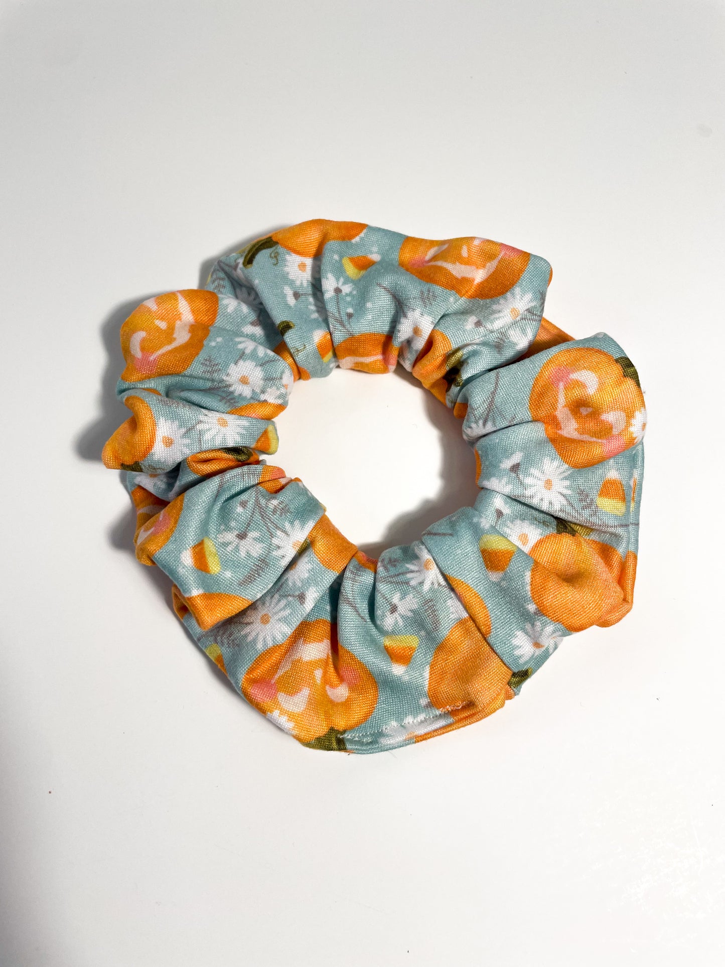 Pumpkin Blues Scrunchie