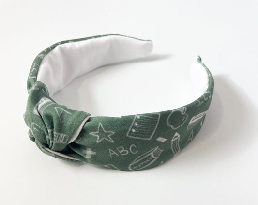 Old school chalkboard Hard Headband