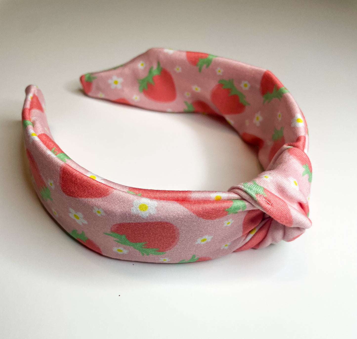 Strawberry Daisies Hard Headband