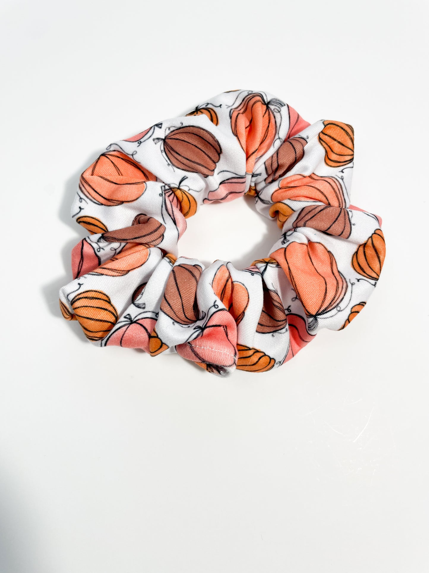 Watercolor Pumpkins Scrunchie