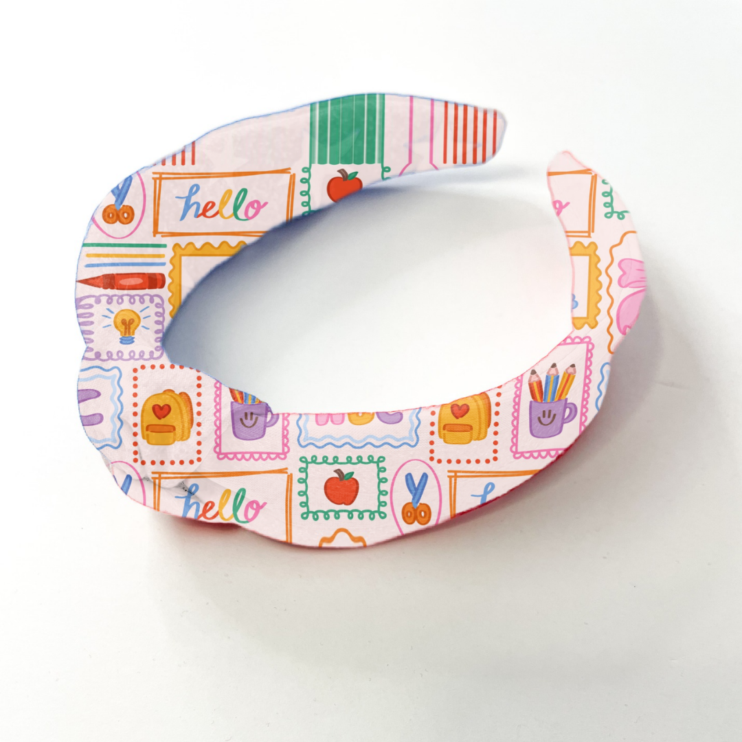Back to School Hard Headband