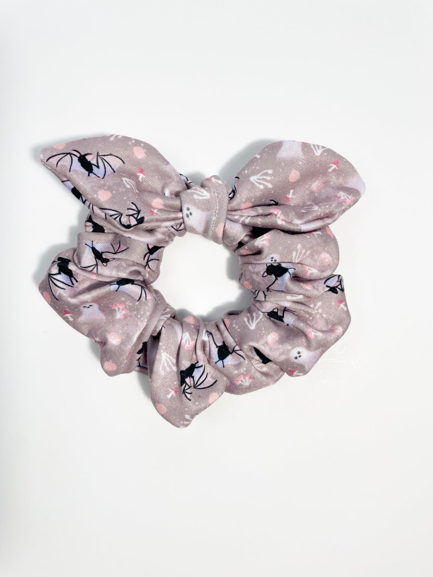 Ghosts and Bats Scrunchie