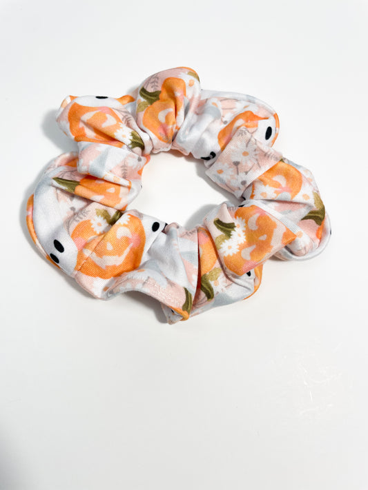 Ghost Pumpkins Scrunchie