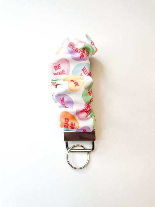 Conversation Hearts Wristlet