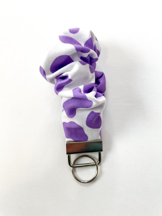 Purple Cow Wristlet