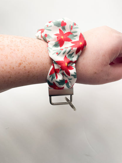 Poinsettias Wristlet