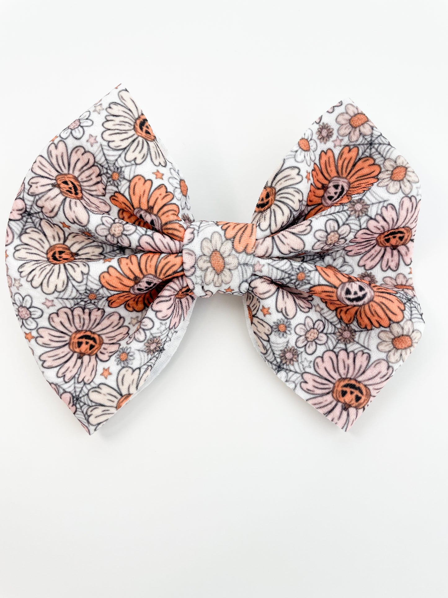 Pumpkin Flowers bow