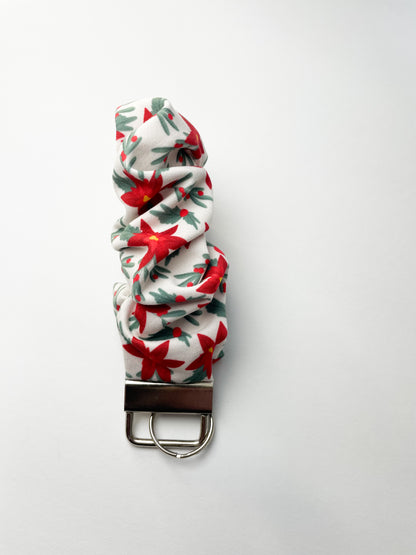Poinsettias Wristlet