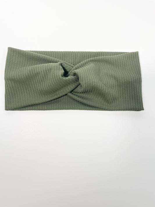 Basil Ribbed Headband