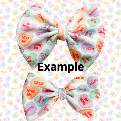 Custom Valentines Day Bows