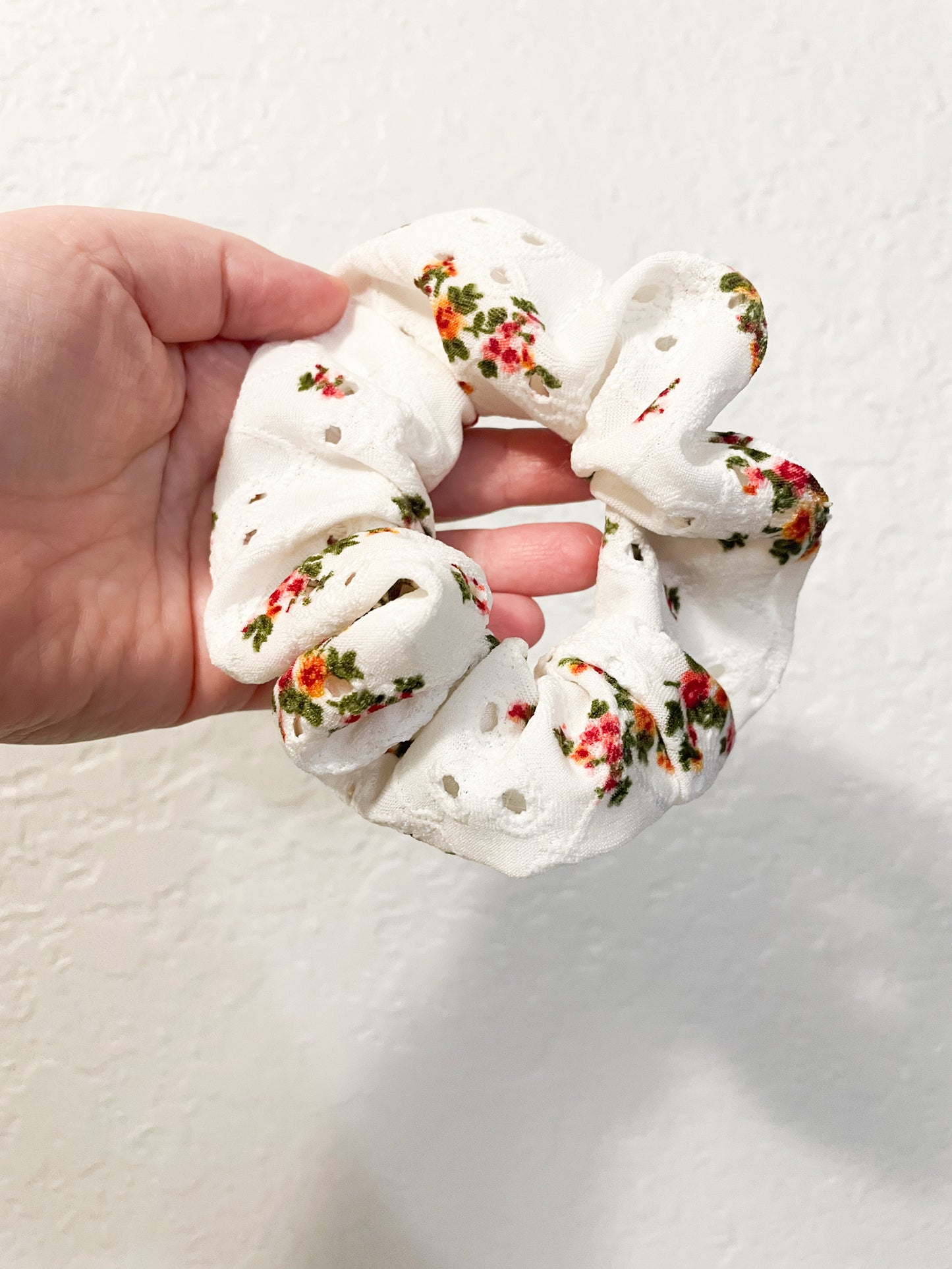 Dainty Spring Flowers Scrunchie