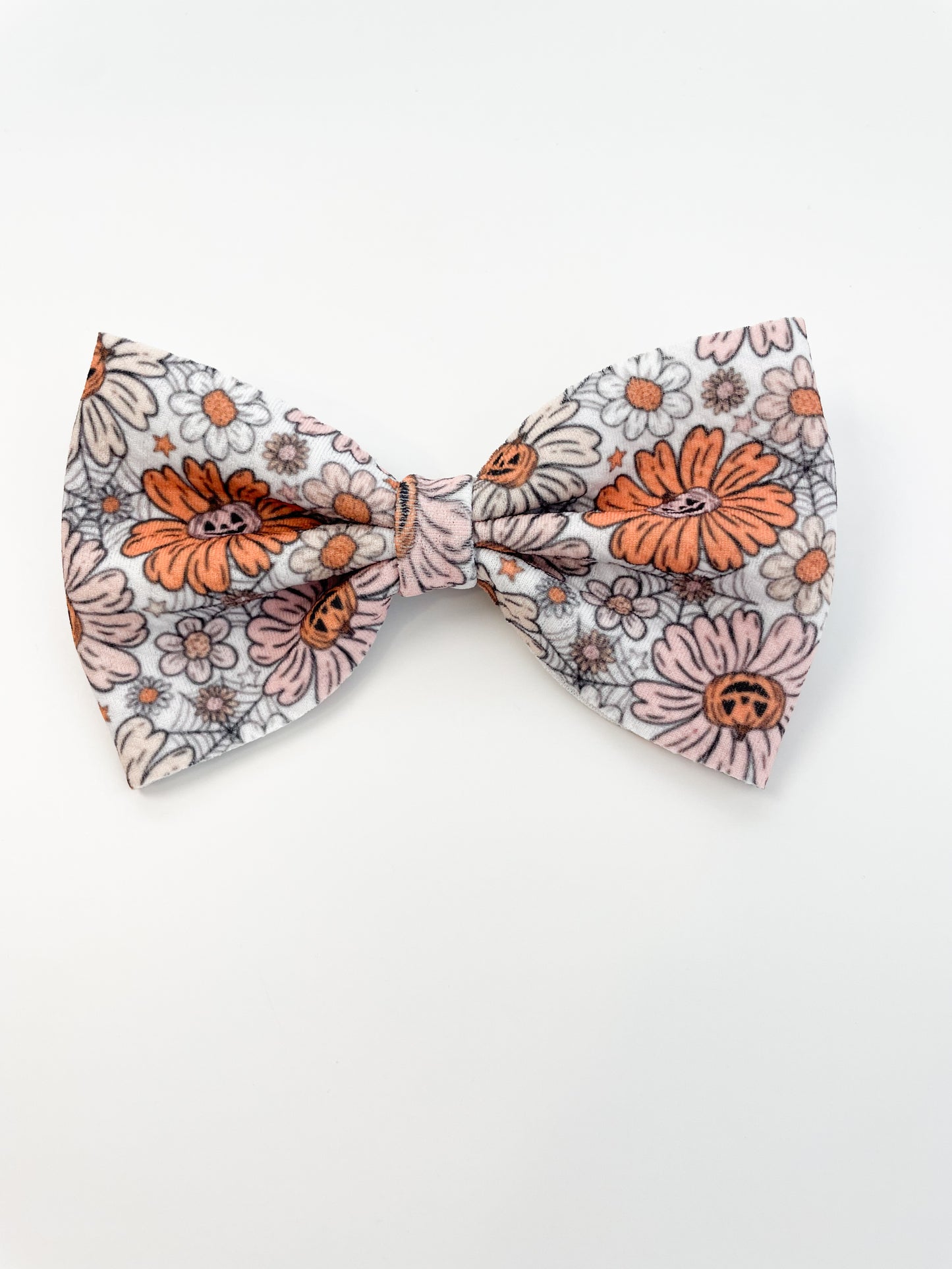 Pumpkin Flowers bow