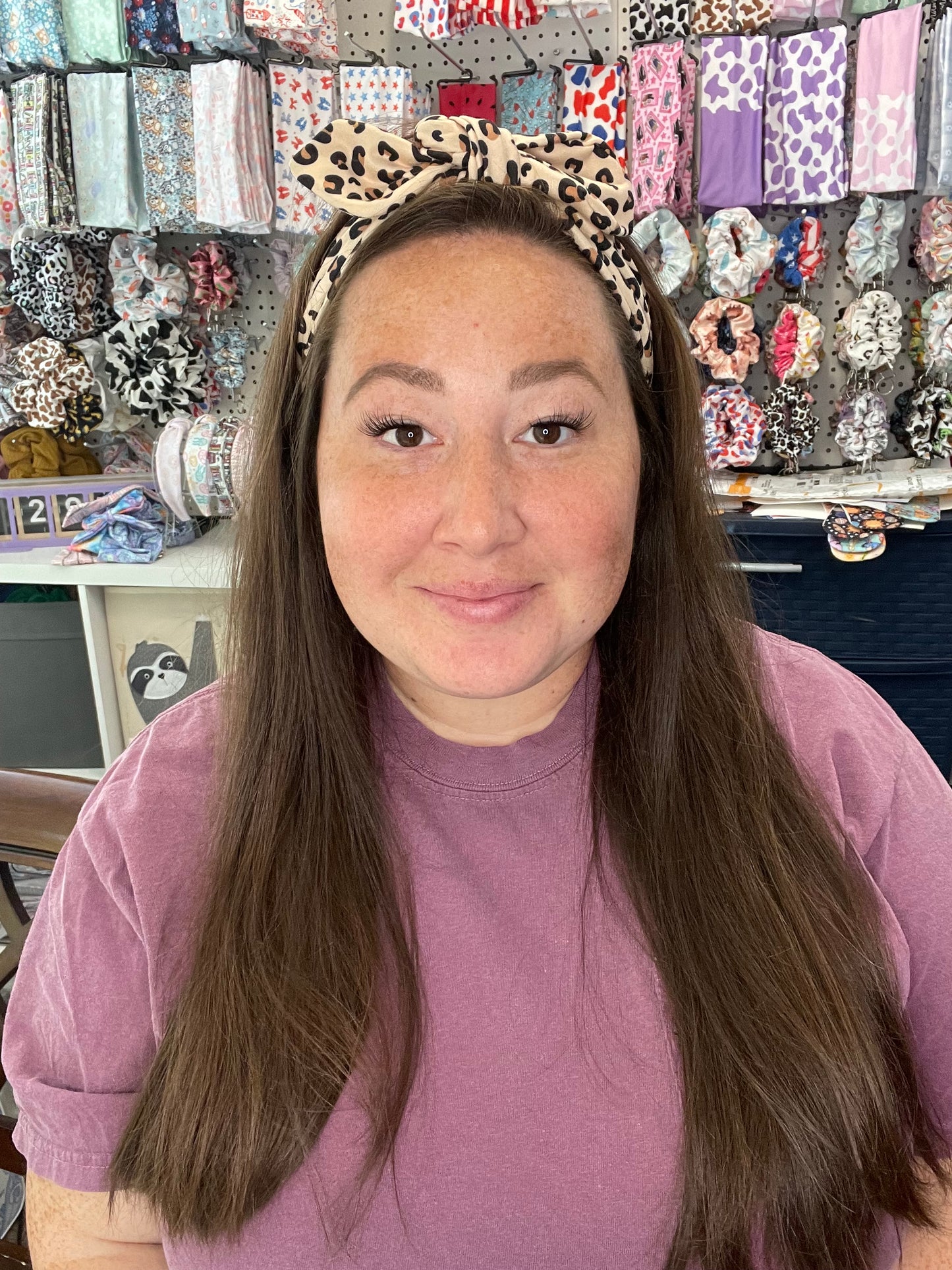 Tie Dye Tie on Headband