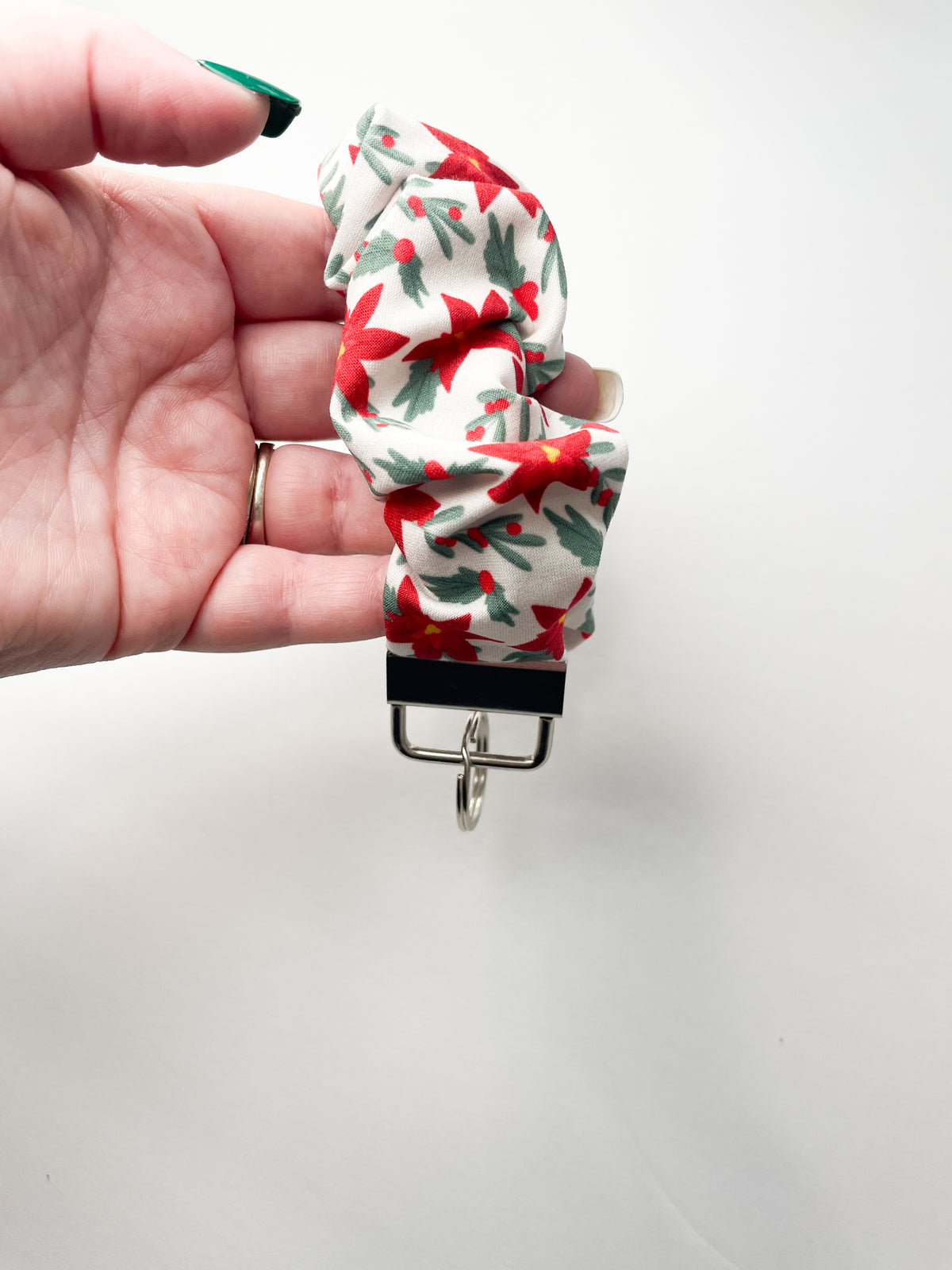 Poinsettias Wristlet