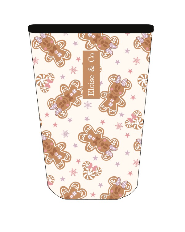 Gingerbread Mouse Cold Cup Sleeve