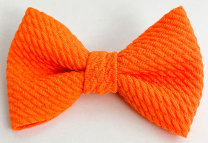 Neon Orange Bow