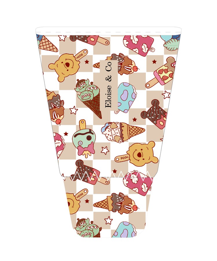 Ice Cream Bar Cold Cup Sleeve