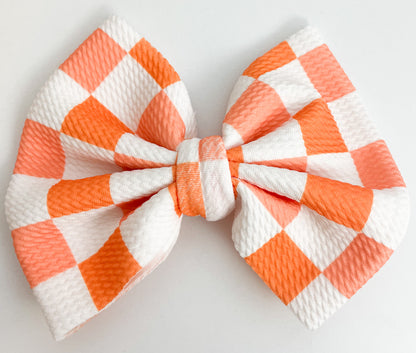 Peachy Picnic Bow