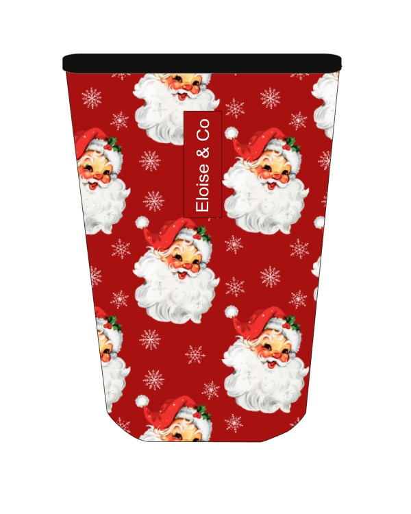 Vintage Santa Cold Cup Sleeve