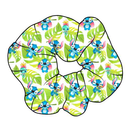 Summer Alien Scrunchie