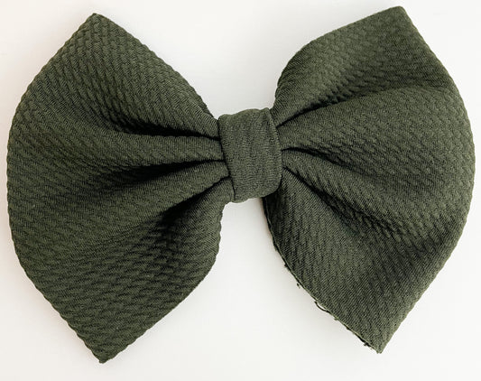 Army Green Bow