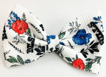 Buffalo Floral Bow