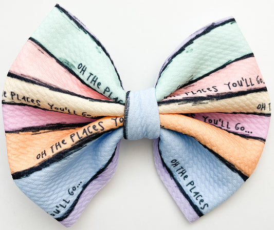 Oh the Places Bow