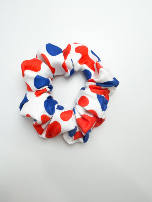 Red White and Moo Scrunchie