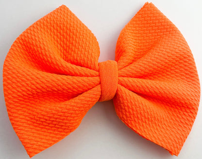 Neon Orange Bow