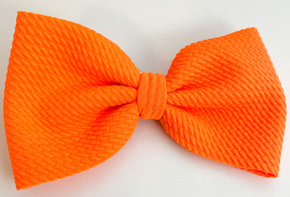 Neon Orange Bow