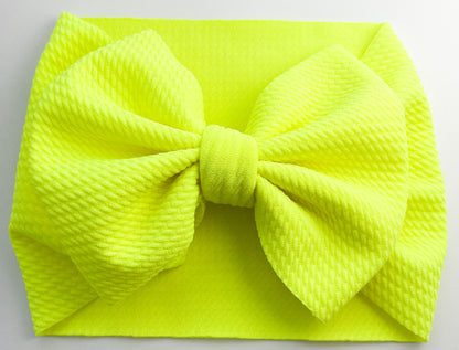 Neon Yellow Headwrap