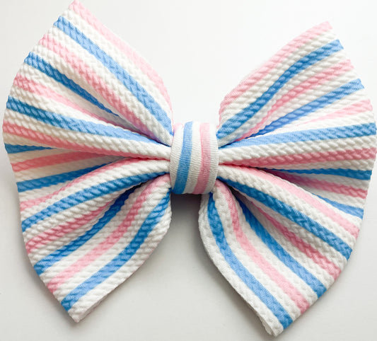 Newborn Stripes Bow