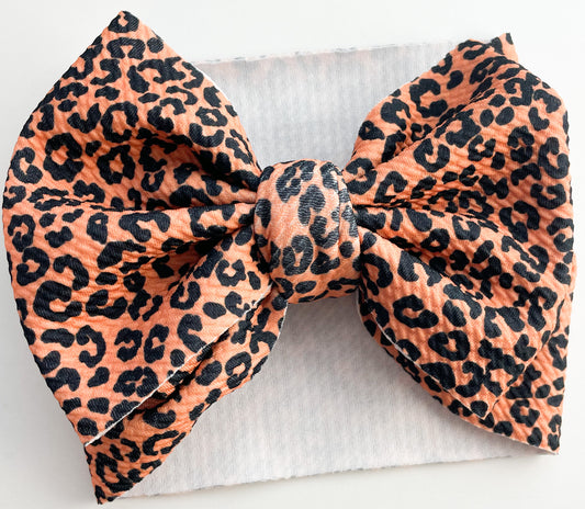 Orange Cheetah Headwrap